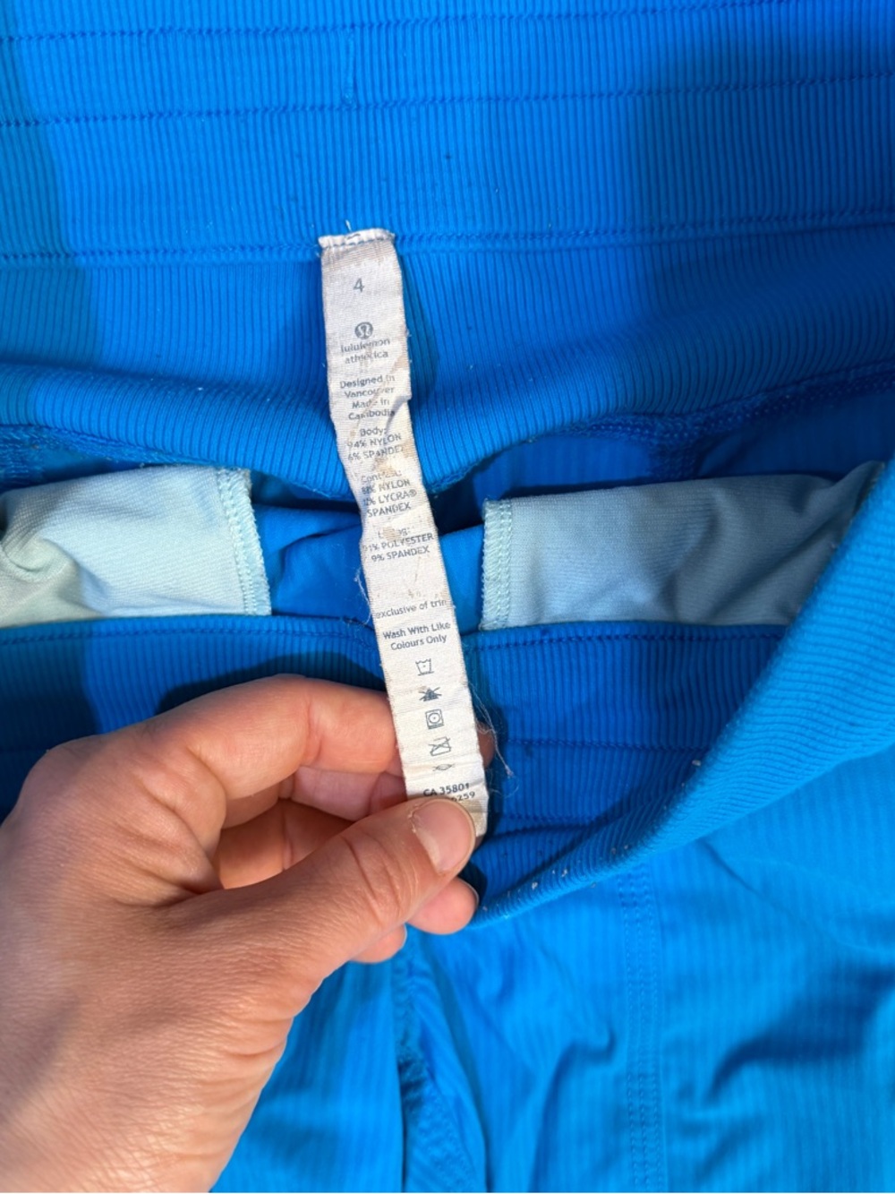 Lululemon Studio Pant II *No Liner Beach Blanket Blue - Size 4 *FLAWED* - Picture 6 of 8